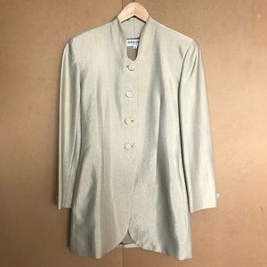 Giorgio Armani Gold Metallic Blazer Size 4
